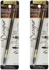 Pack of 2 L'Oreal Paris Brow Stylist Designer Eyebrow Pencil, Dark Brunette # 3152 - Personal Care