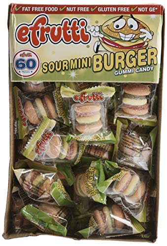 E.Frutti Sour Mini Burgers 1 pack 60 units