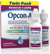 Opcon A Allergy Eye Drops, Antihistamine and Redness Relief for Itchy, Red Eyes, Soothes Irritation from Pollen, Ragweed, Grass, Animal Hair and Dander Clinically Proven Formula, 0.5 Fl Oz (Pack of 2)