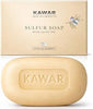 Kawar Premium Dead Sea Sulfur Soap with Olive Oil, Face & Body Bar - Personal Care