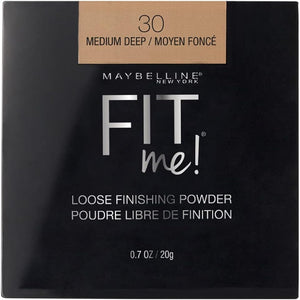 Maybelline Fit Me Loose Setting Powder, Face Powder and Finishing Makeup, Medium Deep, 1 Count