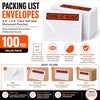 BIGTOPDEALSUSA Packing List Envelopes 4.5 x 5.5 Inch Clear Self Seal Document Pouches for  - Image 5