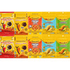 Chickpea Puffs Variety Pack, Blazin' Hot, Cheezy Vibes, Pizza Party, Groovy White Cheddar & Jalapeno Cheddar Blaze, 10 Pack - Personal Care