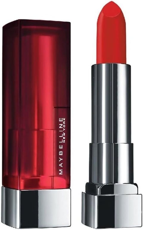 Maybelline Color Sensational Creamy Matte Lipstick, Craving Coral, 0.15 oz.