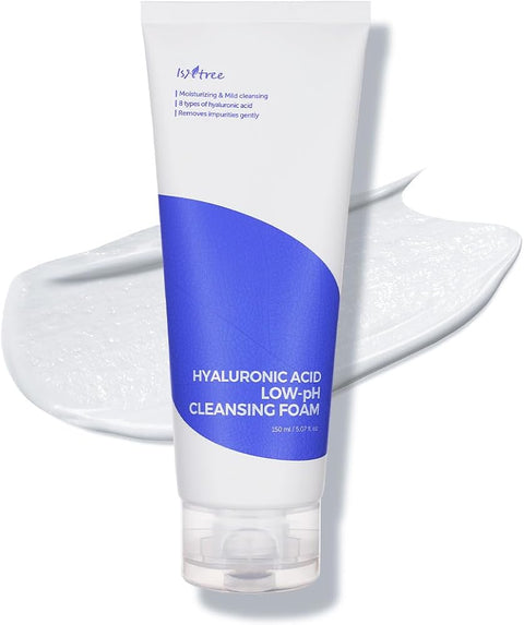 Isntree Hyaluronic Acid, Low-pH Cleansing Foam, 5.07 fl oz (150 ml) - Personal Care