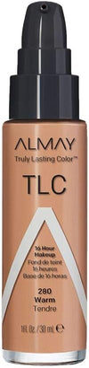 Almay Truly Lasting Color Liquid Makeup, 280 Warm, 1 fl oz