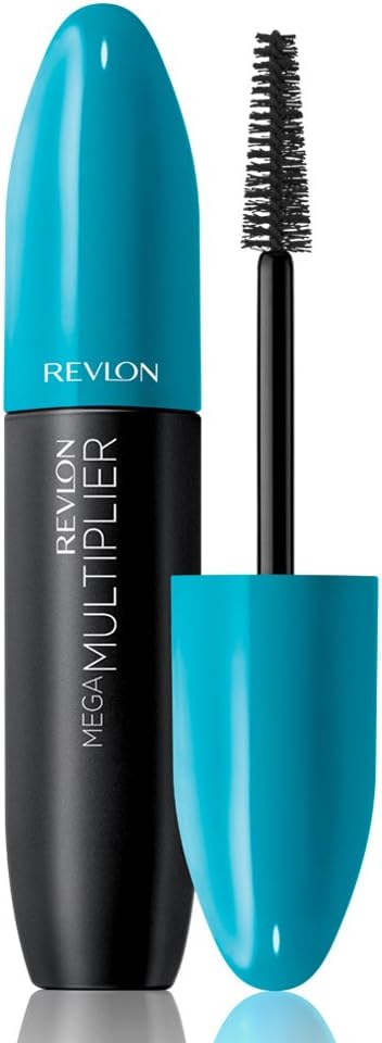 Revlon Mega Multiplier Mascara, Blackend Brown, 0.28 Fluid Ounce