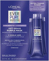 L'Oreal Paris EverPure Ultra Pigmented Anti Brass Purple Rinse-Out Mask for Bleached, Blonde or Highlighted Hair, 3 Ounce - Personal Care