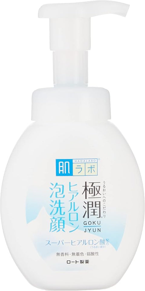 Hada Labo Rohto Gokujyn Hyaluronic Acid Cleansing Foam, 160ml - Personal Care