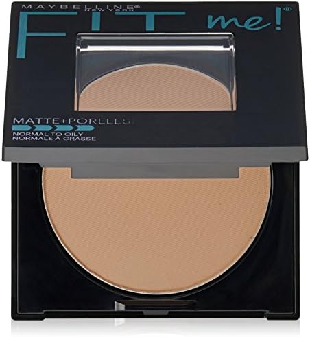 Maybelline New York Fit Me Matte Plus Poreless Powder, Natural Tan, 0.3 Ounce