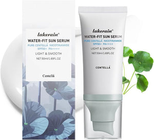 Centella Sunscreen,Centella SPF50 Water-Fit Sun Serum Light & Smooth Hyalu Cica Sunscreen ﻿ - Personal Care