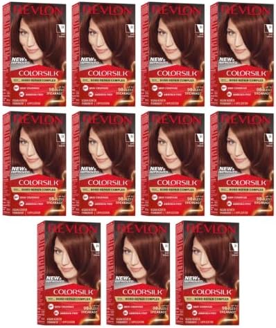 Revlon ColorSilk Hair Color, [31] Dark Auburn 1 ea (Pack of 11)