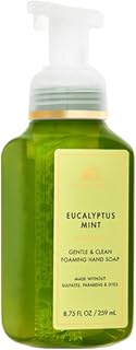 Bath and Body Works Eucalyptus Mint Gentle Foaming Hand Soap 8.75 Ounce (Eucalyptus Mint) - Personal Care