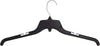 Bigtopdealsusa Plastic Clothes Hangers , 17-Inch Heavy-Duty Shirt Hangers with Notched Shoulders and 360° Swivel Hooks, Clear - Personal Care