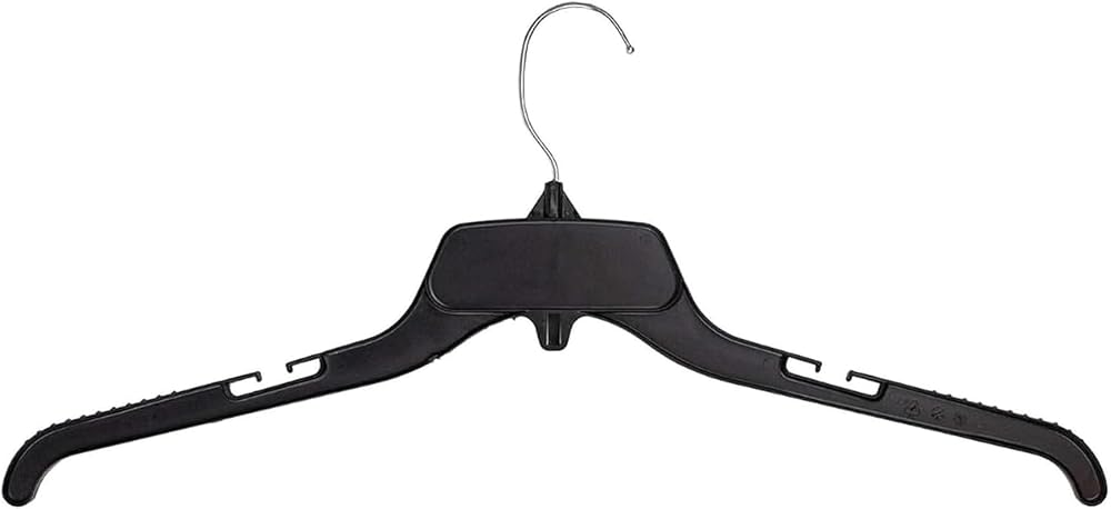 Bigtopdealsusa Clear Plastic Clothes Hangers 30 Pack, 17-Inch Heavy-Duty Shirt Hangers with Notched Shoulders, Slim Space-Saving Design for Closet Organization