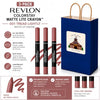 3-Piece Matte Lip Crayon Revlon Gift Set - 001 Tread Lightly Nude Shade, Long Lasting Velv - Image 4