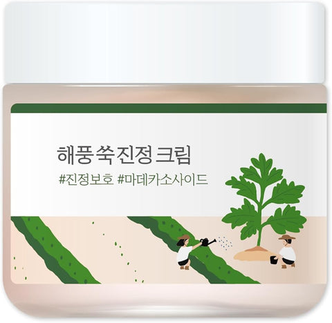 Round LAB Mugwort Calming Cream 80ml / Soothing, Moisturizing, Madecassoside, Calming Cream - Personal Care