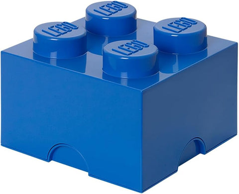 LEGO Storage Brick 4 5.6 L Storage Box with Lid Blue