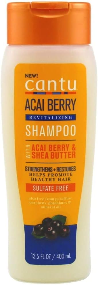 Cantu Acai Berry Shampoo Revitalizing 13.5 Ounce (400ml)
