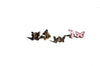 Charming Charlie 3 Pairs of Gold-Plated Butterfly Stud Earrings Set - Flutter in Elegance with Diverse Butterfly Designs. Add Radiance to Your Look. - Personal Care