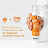 The Derma Co 1% Hyaluronic Sunscreen Aqua Gel with SPF 50 & PA++++ | Broad Spectrum UVA/B  - Image 5