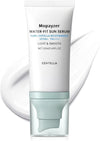 Centella Sunscreen SPF 50, Hyalu Cica Sunscreen for Face, Water Resistant Strong UV Protection No White Cast, Madagascar Face Sun Screen Oil Free, Water Fit Sun Serum(Blue 1)