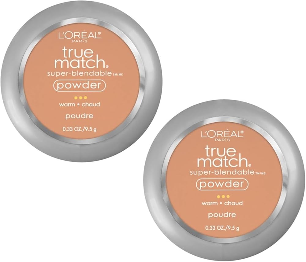 Revitalift Pack of 2 L'Oreal Paris True Match Super-Blendable Powder, Suntan W5.5 - Personal Care