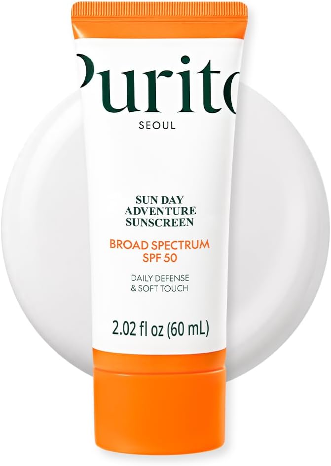 Purito Korean Sunscreen SPF 50 for Sensitive Skin, 2.02 fl.oz - Personal Care