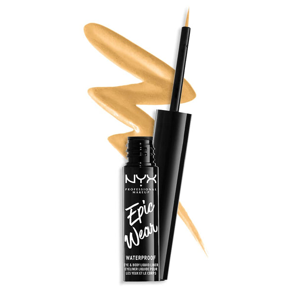 NYX PROFESSIONAL MAKEUP Epic Wear Liquid Liner, Long-Lasting Waterproof Eyeliner - Yellow