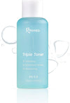 K-Beauty K-Beauty Triple Toner - Exfoliating, Soothing & Calming, Moisturizing, pH 5.5 Balanced with AHA, BHA, PHA, LHA - Lightweight, Non-Sticky - Daily Toner for All Skin Types- Fragrance