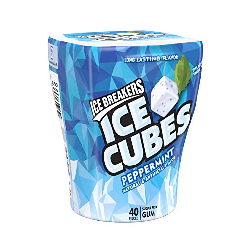 Ice Breakers Ice Cubes Sugar Free Gum, Peppermint