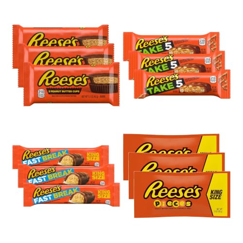 Big TOP DEALS USA 12 Piece Reese's Candy Variety Pack, Individually Wrapped | Assorted Candy, Variety Pack - Personal Care