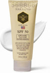 Organic Tallow Mineral Sunscreen - 50 SPF - For Face and Body - With 100% Grass-Fed Tallow and Non-Nano Zinc Oxide Reef Safe - (5 Oz) - Personal Care
