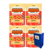 Big Top Deals USA Blue Paper Bag – 4-Pack Harvest Snaps Veggie Chips Crunchy Loops, Origin - Image 4