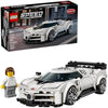 LEGO Speed Champions Bugatti Centodieci Hyper Sports Car Toy - Model Kit & Pretend Play To - Image 1
