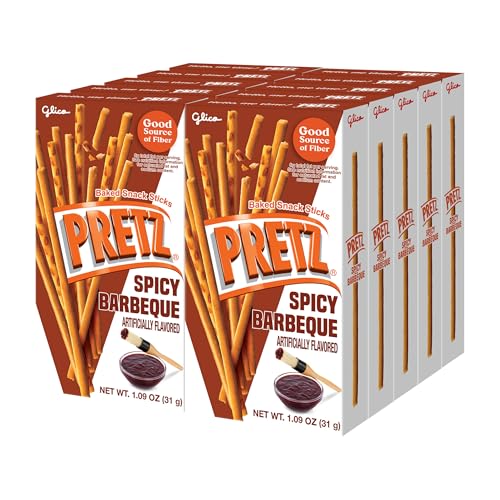 Glico Pretz Spicy Barbeque 1.09 oz (Pack of 10) - Personal Care