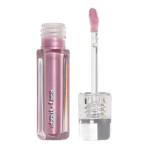 AboutFace Light Lock Lip Gloss - ICED LAVENDER, 0.21 Oz, Cruelty-Free and Vegan Formula
