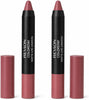 2-Piece Matte Lip Crayon Gift Set - Revlon Neutral Ruffled Feathers Shade, Long Lasting Ve - Image 2
