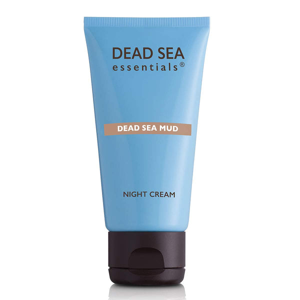 Dead Sea Essentials Mud Night Cream, Hydrating Moisturizing Vegan Skin Care, Cruelty free - 1.69 Fl oz, 50 ml