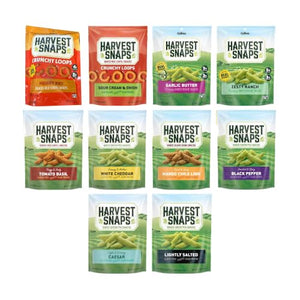 Big Top Deal USA Variety 10 Pack Ultimate Variety, 10 Flavors, Harvest Snaps, Baked Veggie Chips, Crunchy, Gluten Free, Plant Protein, Snack Crisps - Personal Care