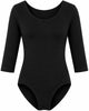 Moret Kids Girls Ballet Dance Outfit 3-Pack Matching Set, Black Elastic Pull-On Faux Wrap  - Image 4