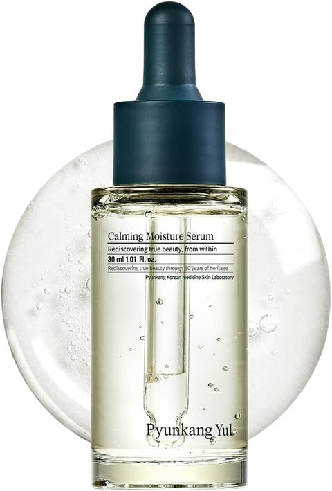 Pyunkang Yul Calming Moisture Serum for Strong Daily Moisturizing Power, Skin Revival & Soothing Care with Centella Asiatica, Tea Tree, 5 Hyaluronic Acids, Ceramide