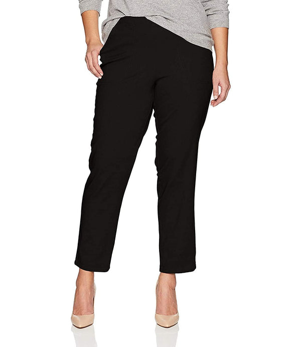 Just My Size Women's Apparel Women's Plus Size Stretch Pull On Jean, Black, 1X Average