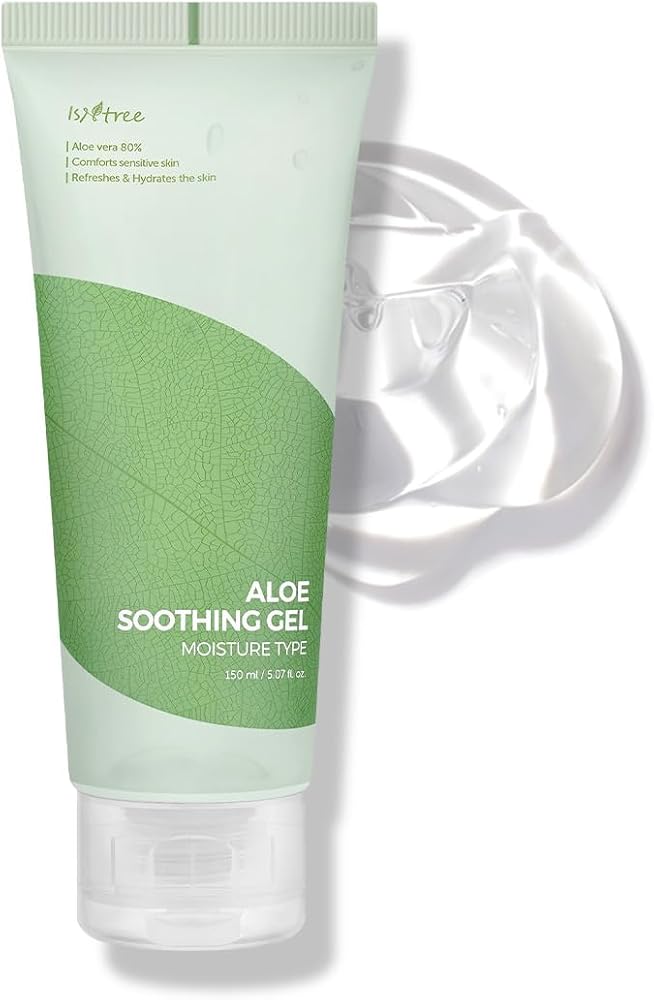 Isntree Aloe Soothing Gel, Moisture 150ml 5.07 fl.oz | Aloe vera 80% | Comforts sensitive skin | Refreshes & Hydrates the skin - Personal Care