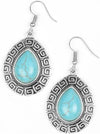 Turquoise Jewelry Tribal Tango Drop Dangle Earrings for Women Vintage Bohemian Western Style Fashion Accessories Lightweight Statement Jewelry for Gifts, Festivals, Daily Wear