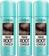 L'Oreal Paris Root Cover Up Hair Color Touch Up Spray, Medium Brown, 2 Ounce (Pack of 3) - Personal Care