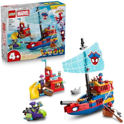 LEGO Marvel Spidey and His Amazing Friends Team Spidey Pirate Ship 11208