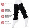 Moret Kids Girls' Ballet and Dance Silver Lurex Legwarmers - Sparkling Glitter 80s Costume - Image 3