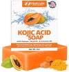 Kojic Acid Soap for Hyperpigmentation – Kojic Turmeric Papaya Soap for Skin Brightening – Dark Spot Reduces Acne, Cleanse Scars & Evens Tone – Kojic Acid Body Wash Made in USA, for All Skin Types
