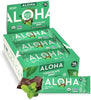 Aloha Organic Plant Based Protein Bars, Chocolate Mint, 1.98 Oz (Pack of 12) - Personal Ca - Image 1